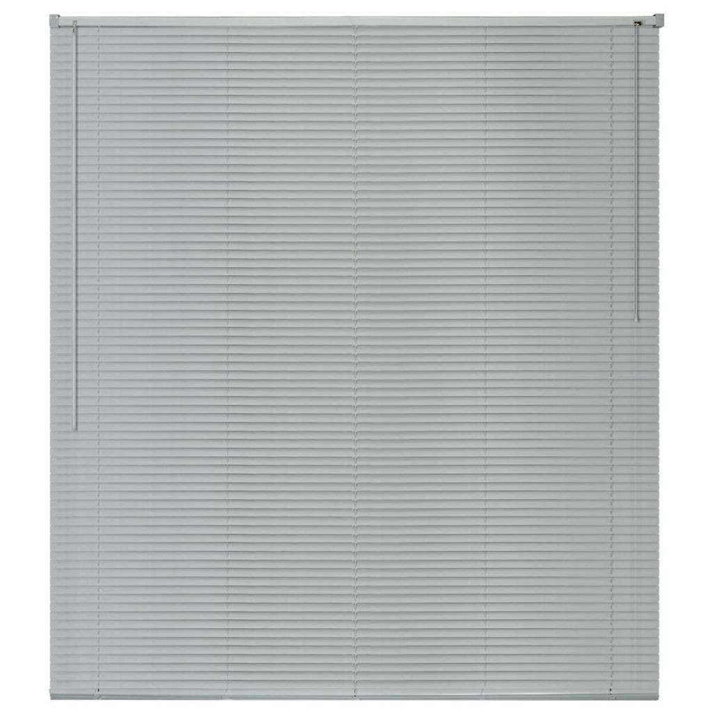 Window Blinds Aluminium 160x160 cm Silver